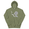 Lung Cancer Butterfly Hoodie - JohnVsGBMMilitary GreenS