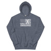 Lung Cancer Flag Hoodie - JohnVsGBMHeather Sport Dark NavyS