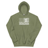 Lung Cancer Flag Hoodie - JohnVsGBMMilitary GreenS