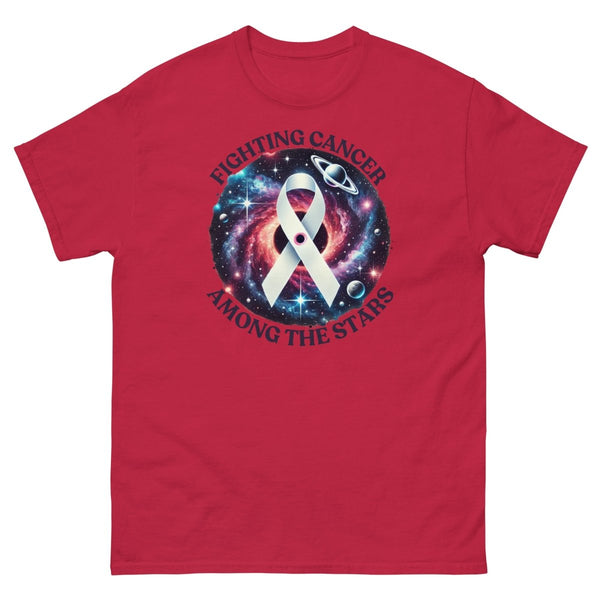 Lung Cancer Galaxy Tee - JohnVsGBMCardinalS