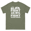 Lung Cancer His Fight is My Fight Tee - JohnVsGBMMilitary GreenS