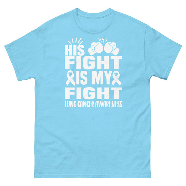 Lung Cancer His Fight is My Fight Tee - JohnVsGBMSkyS