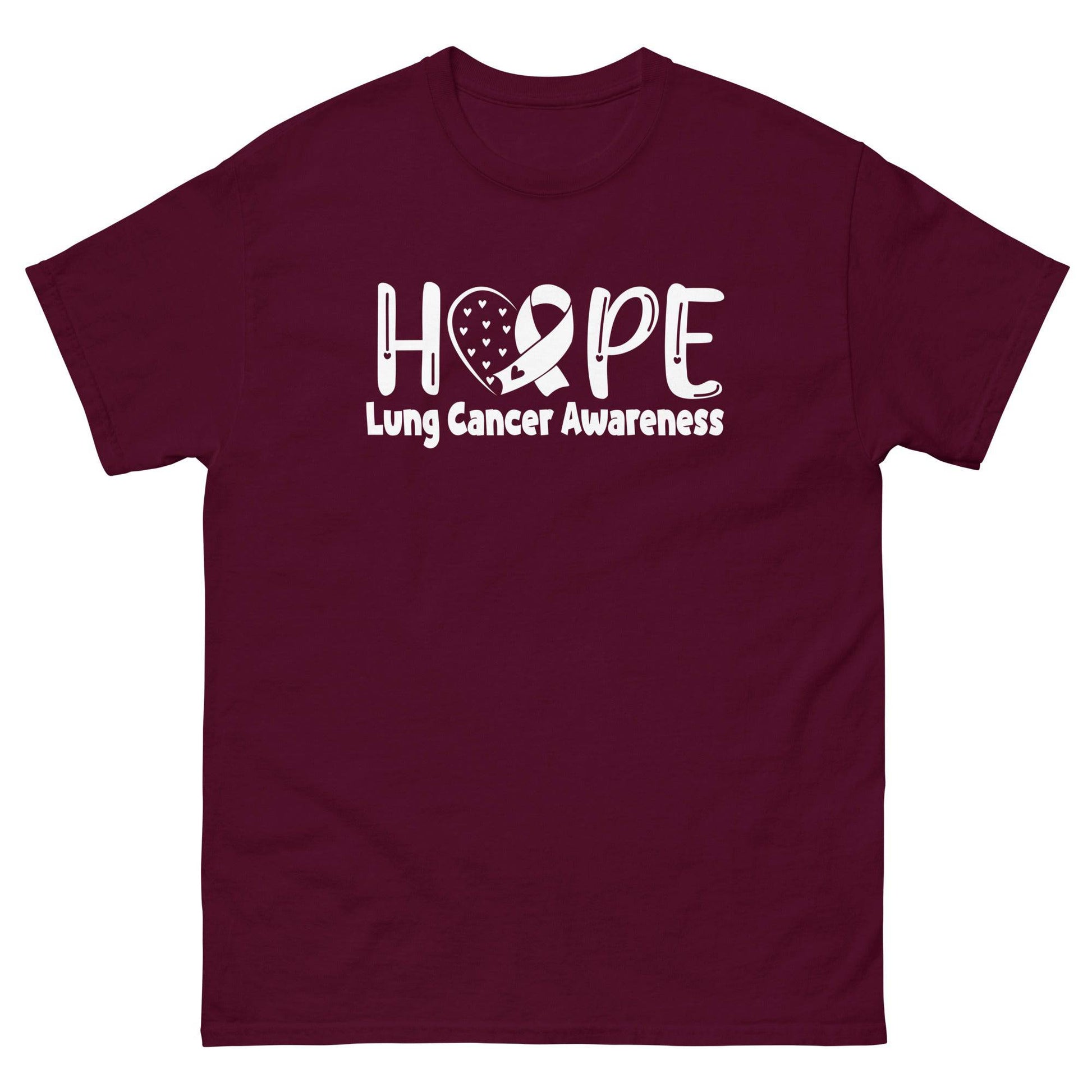 Lung Cancer Hope Tee - JohnVsGBMMaroonS