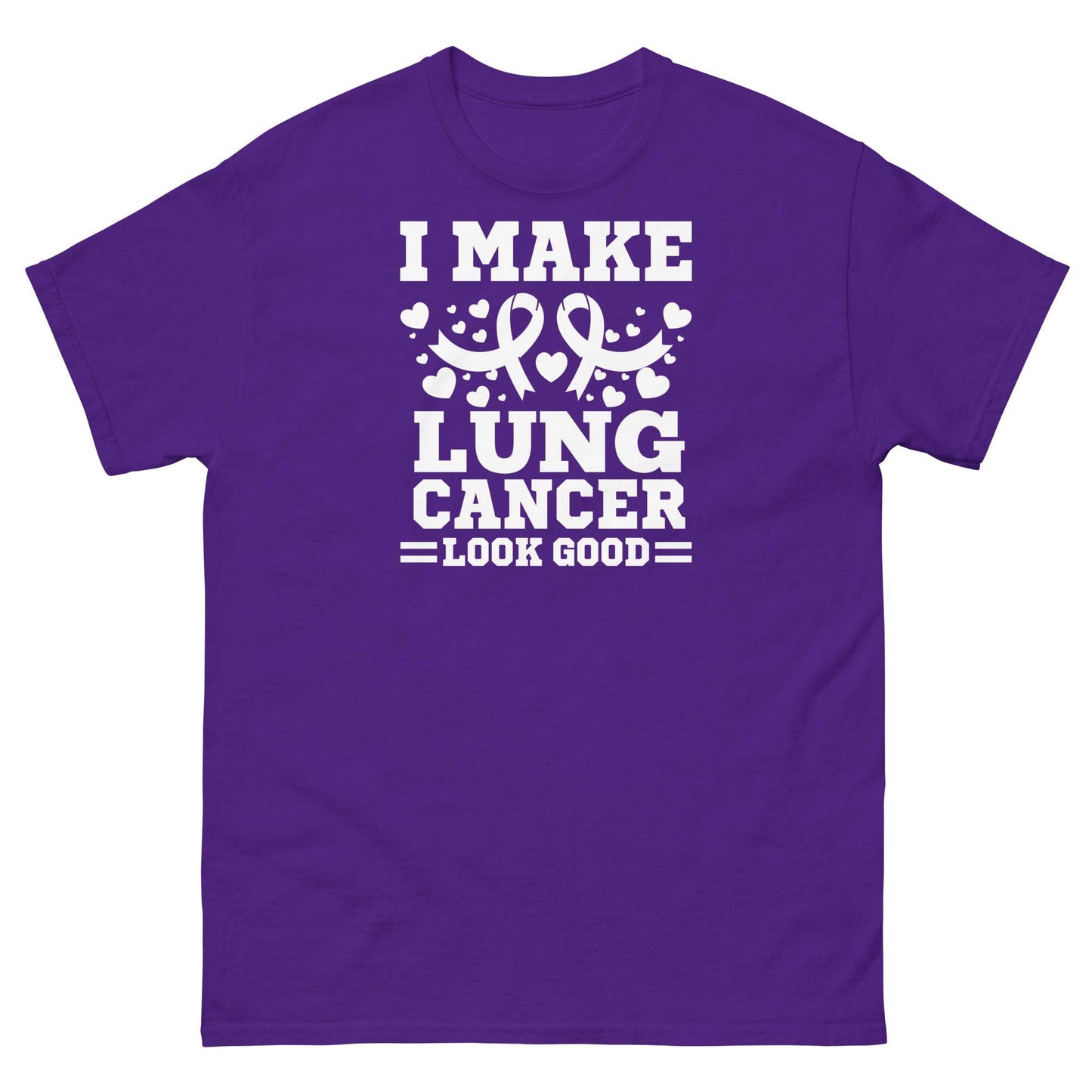 Lung Cancer I Make It Look Good Tee - JohnVsGBMPurpleS