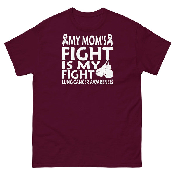 Lung Cancer My Mom's Fight Tee - JohnVsGBMMaroonS