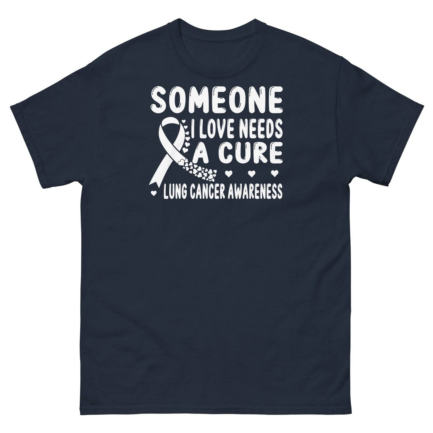 Lung Cancer Needs a Cure Tee - JohnVsGBMNavyS