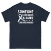 Lung Cancer Needs a Cure Tee - JohnVsGBMNavyS