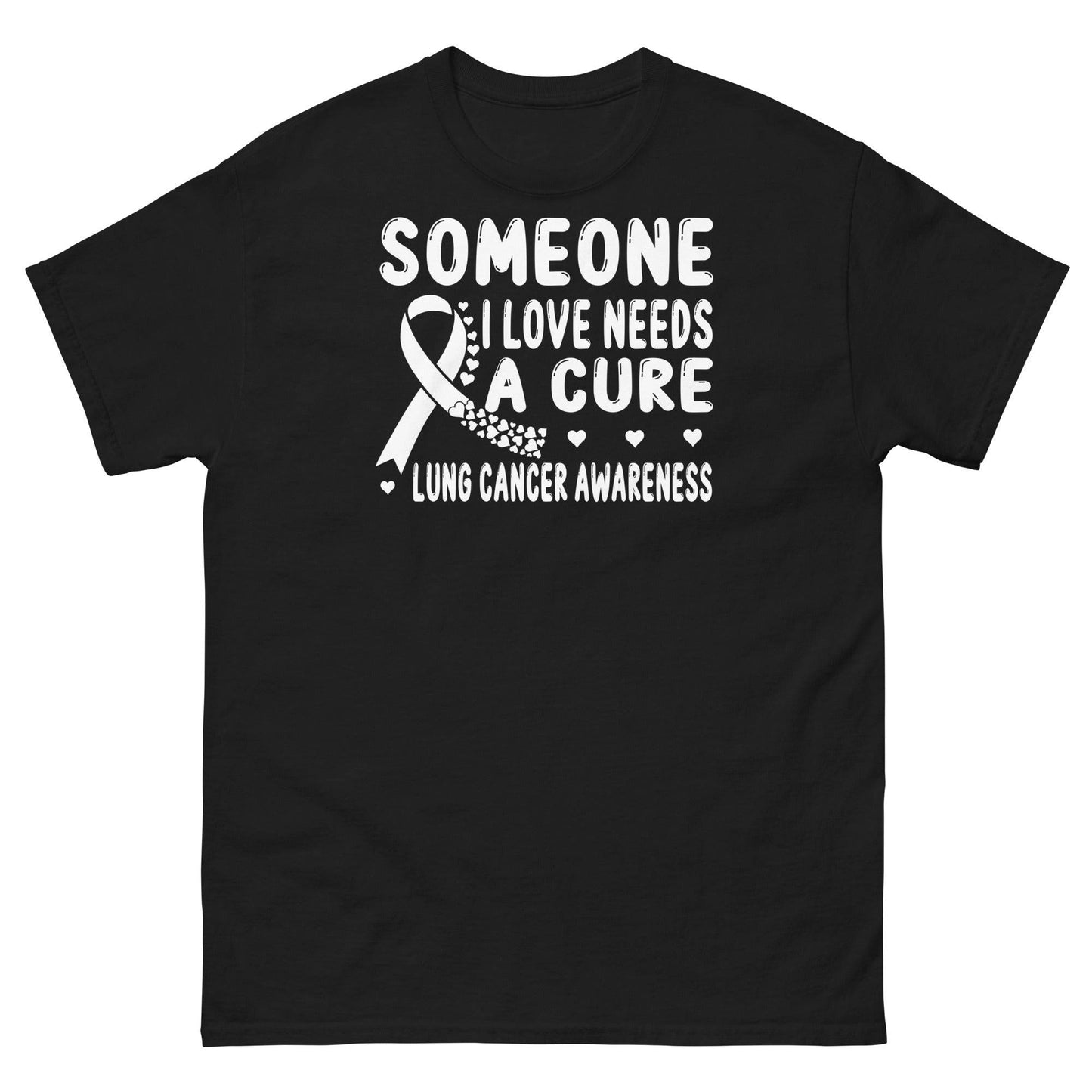 Lung Cancer Needs a Cure Tee - JohnVsGBMBlackS