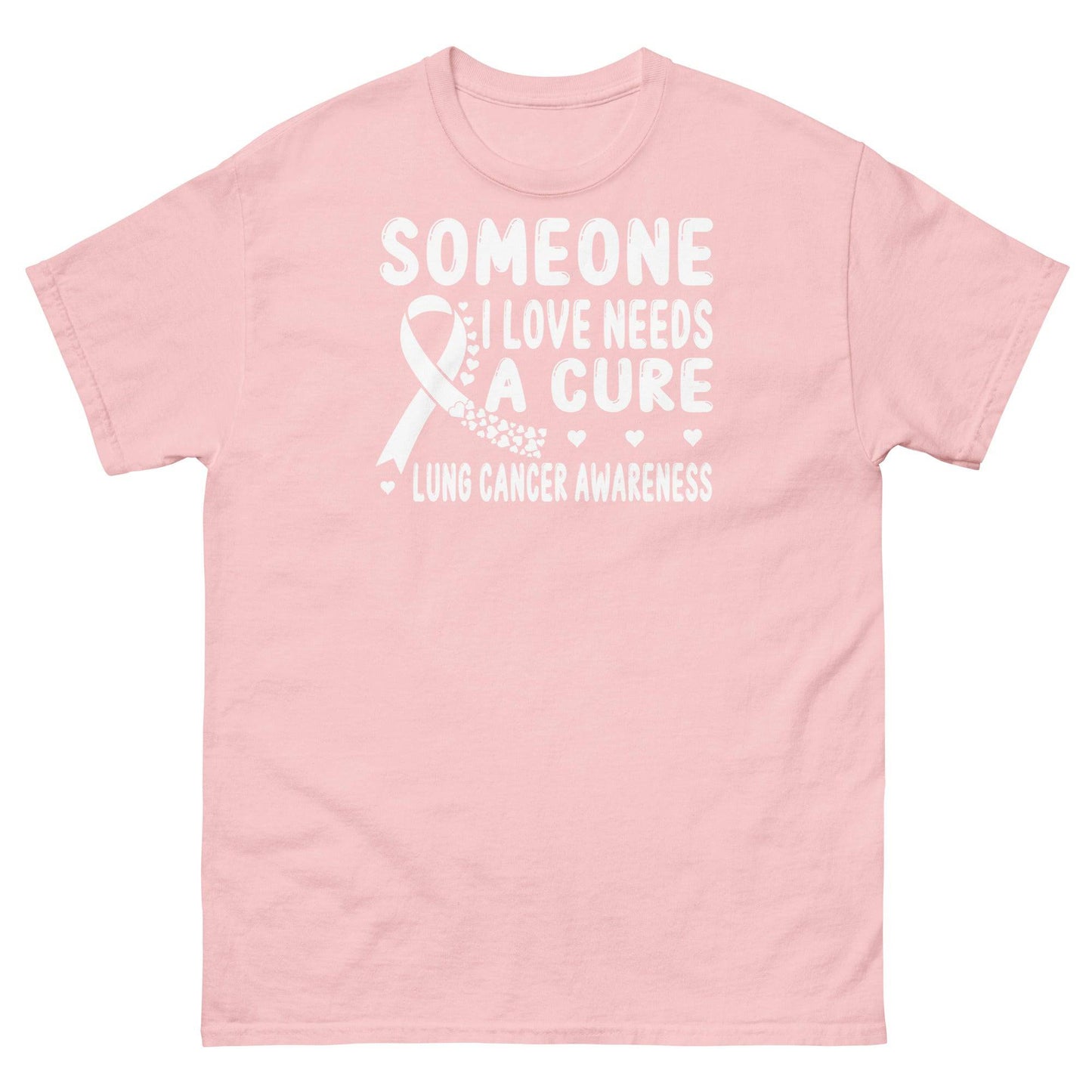 Lung Cancer Needs a Cure Tee - JohnVsGBMLight PinkS