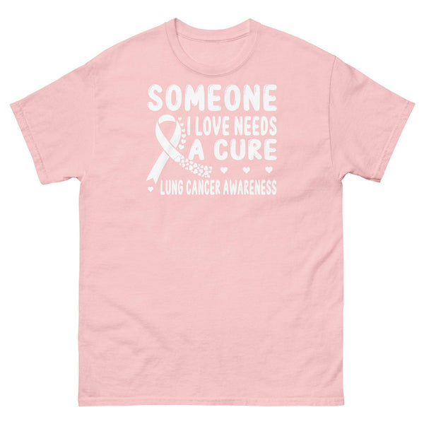 Lung Cancer Needs a Cure Tee - JohnVsGBMLight PinkS