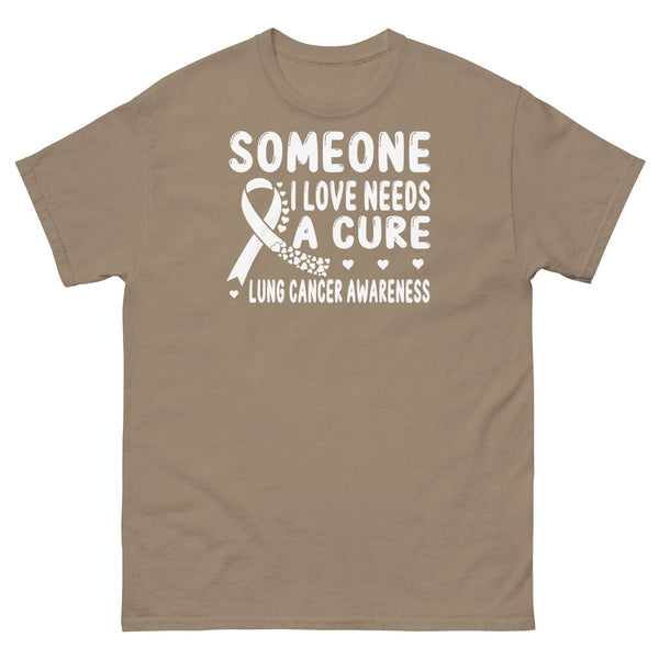 Lung Cancer Needs a Cure Tee - JohnVsGBMBrown SavanaS