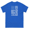 Lung Cancer Nobody Fights Alone Flag Tee - JohnVsGBMRoyalS