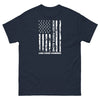 Lung Cancer Nobody Fights Alone Flag Tee - JohnVsGBMNavyS