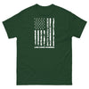 Lung Cancer Nobody Fights Alone Flag Tee - JohnVsGBMForest GreenS