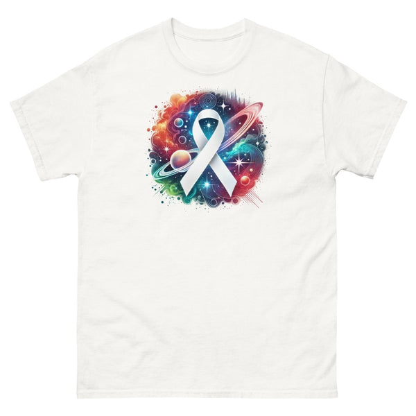 Lung Cancer Painted Galaxy Tee - JohnVsGBMWhiteS