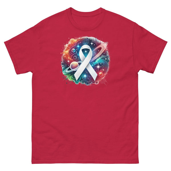 Lung Cancer Painted Galaxy Tee - JohnVsGBMCardinalS