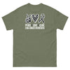 Lung Cancer Peace Love Cure Tee - JohnVsGBMMilitary GreenS