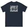 Lung Cancer Peace Love Cure Tee - JohnVsGBMNavyS