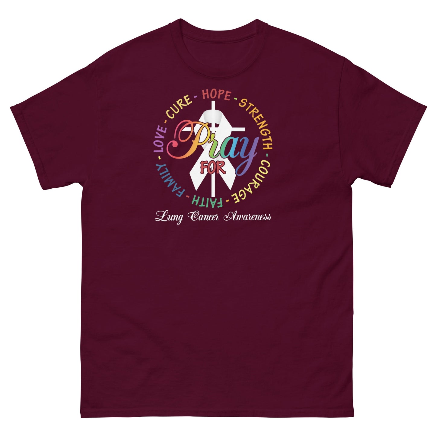 Lung Cancer Pray Tee - JohnVsGBMMaroonS