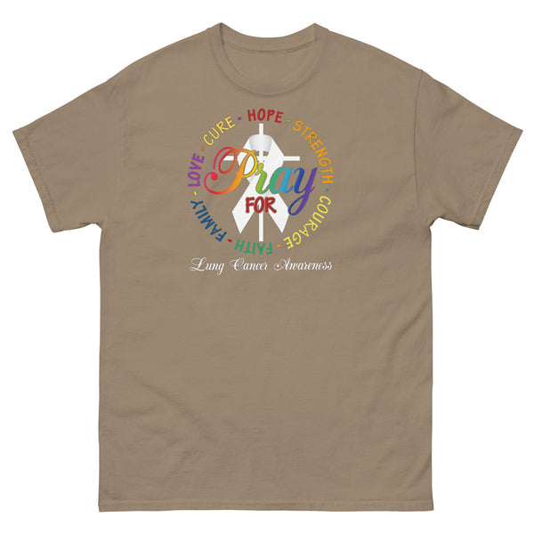 Lung Cancer Pray Tee - JohnVsGBMBrown SavanaS