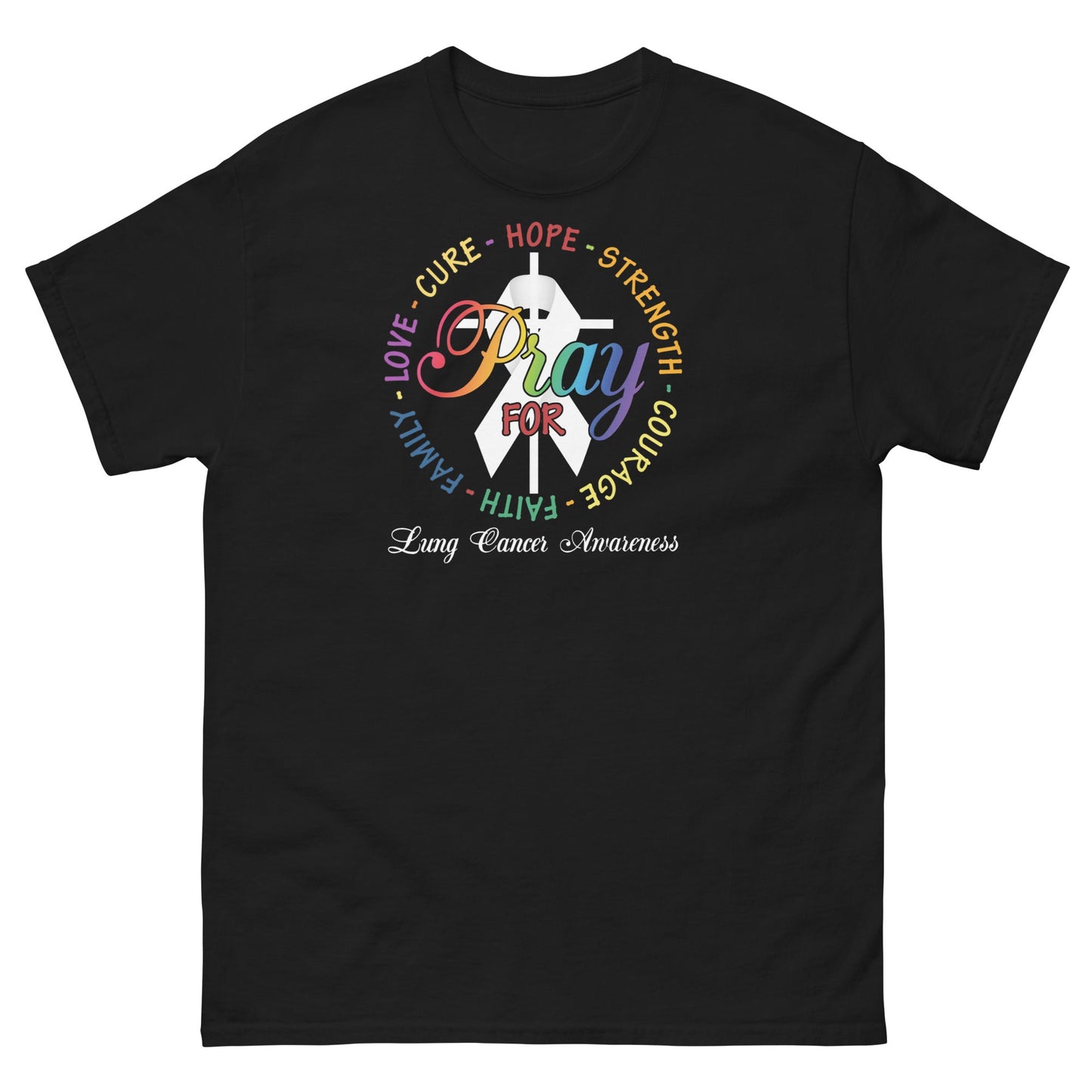 Lung Cancer Pray Tee - JohnVsGBMBlackS