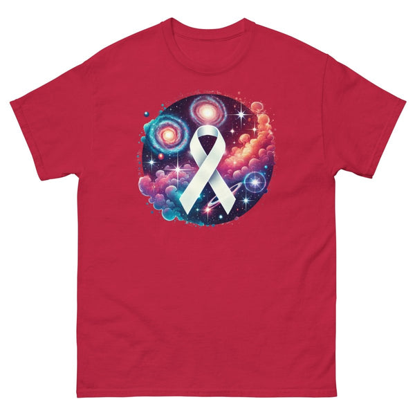 Lung Cancer Space Smoke Galaxy Tee - JohnVsGBMCardinalS