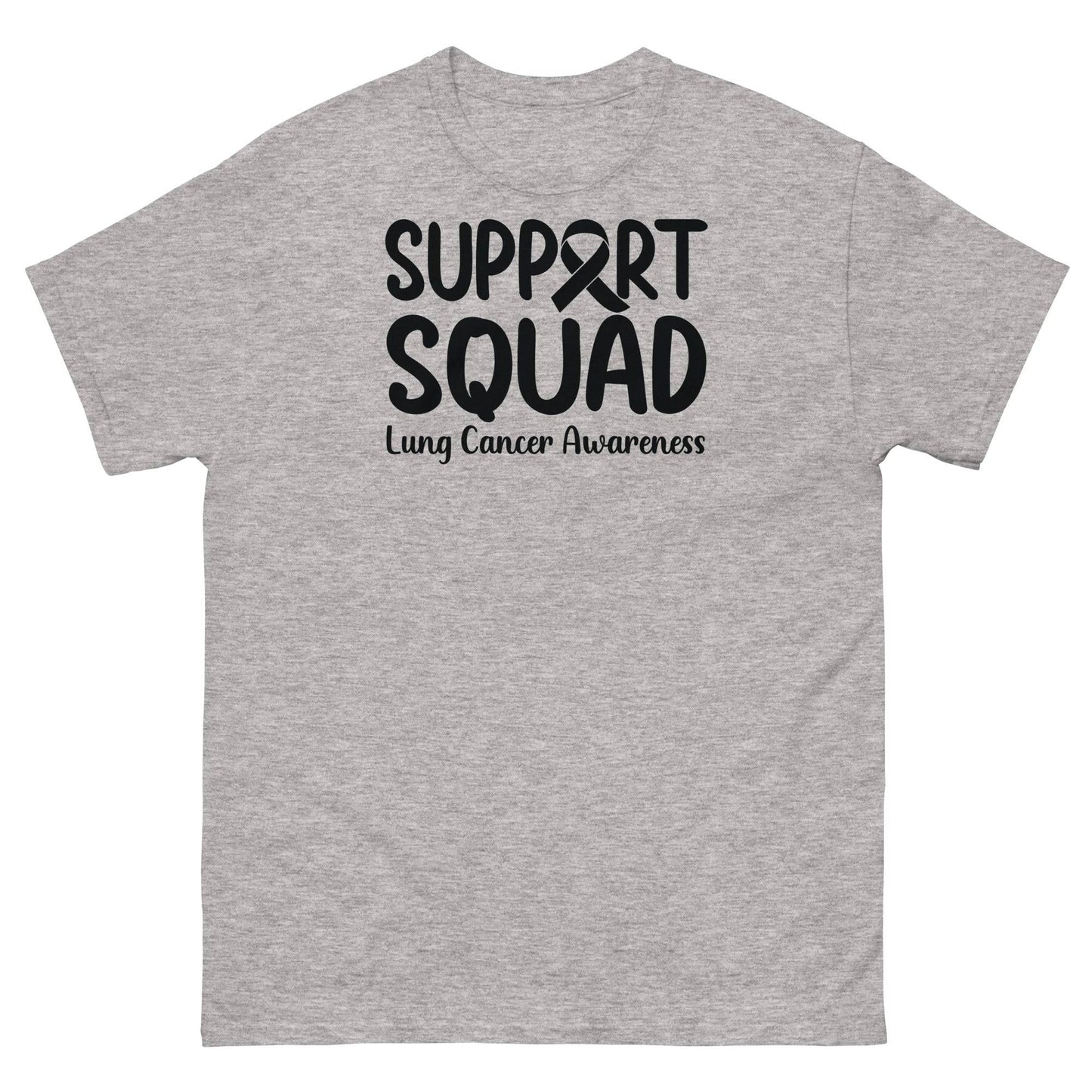 Lung Cancer Support Squad Classic Tee - JohnVsGBMSport GreyS