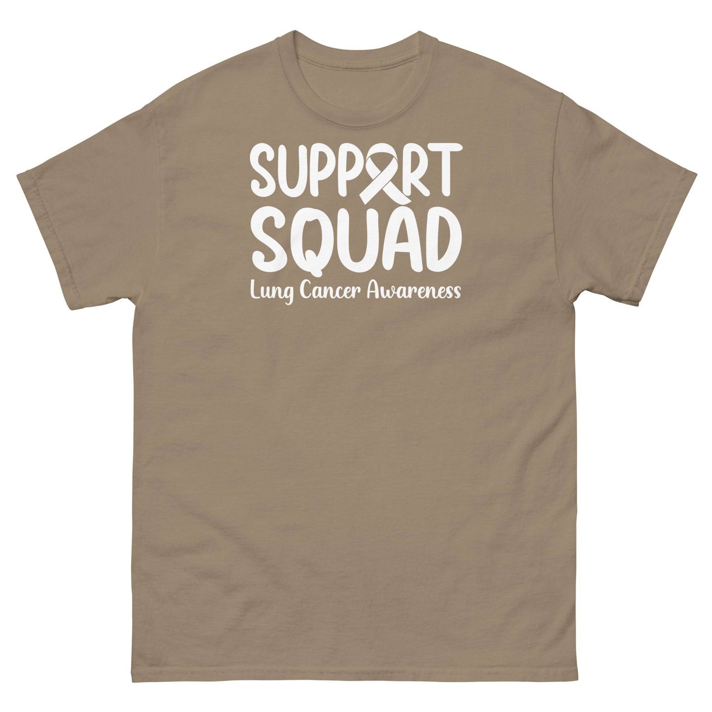 Lung Cancer Support Squad Tee - JohnVsGBMBrown SavanaS