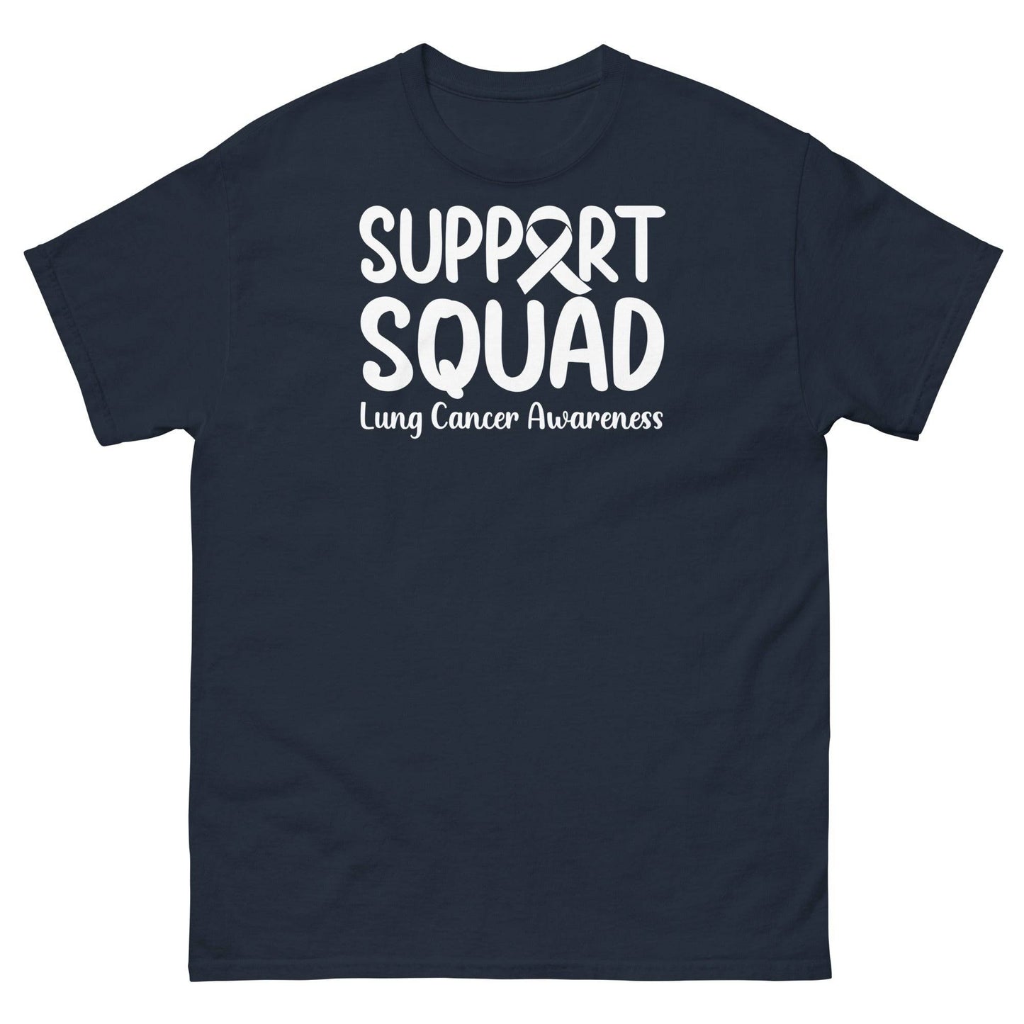 Lung Cancer Support Squad Tee - JohnVsGBMNavyS