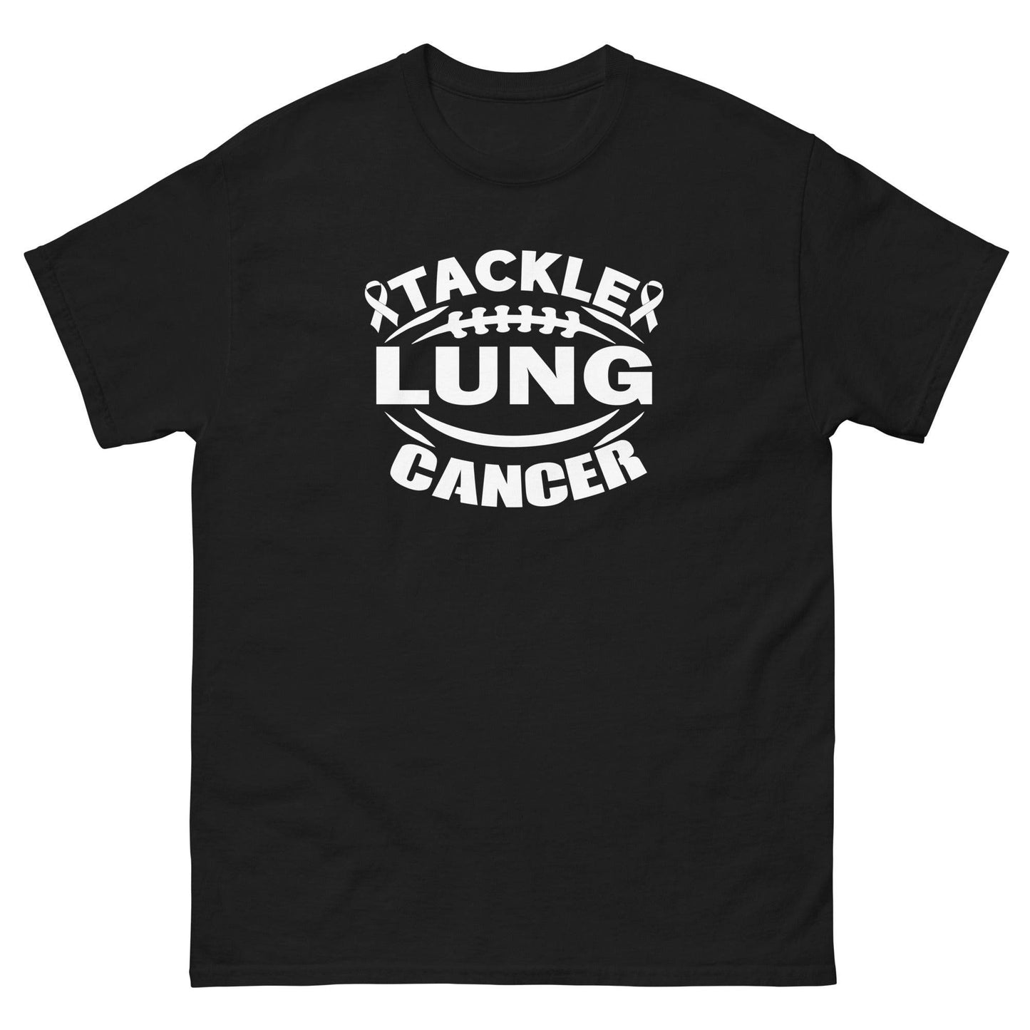 Lung Cancer Tackle Tee - JohnVsGBMBlackS