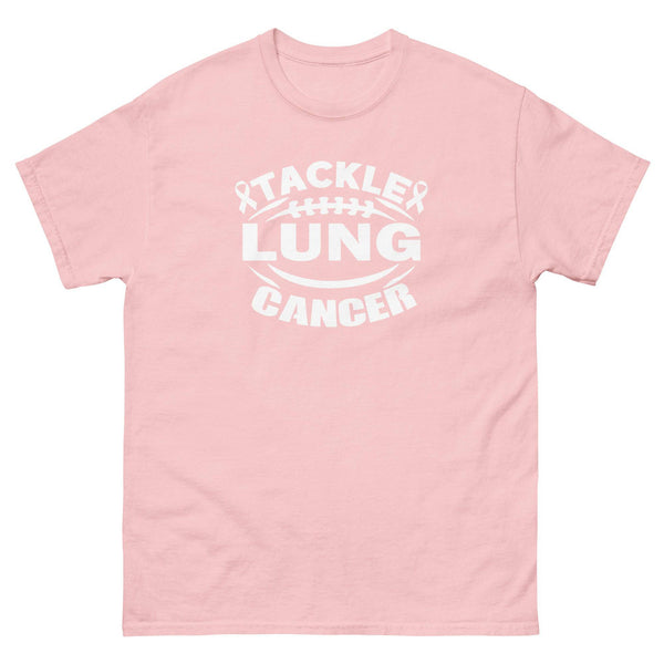 Lung Cancer Tackle Tee - JohnVsGBMLight PinkS