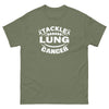 Lung Cancer Tackle Tee - JohnVsGBMMilitary GreenS