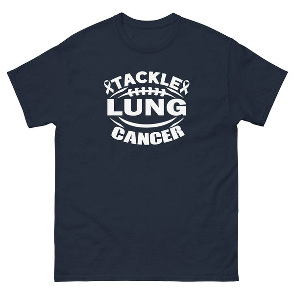 Lung Cancer Tackle Tee - JohnVsGBMNavyS