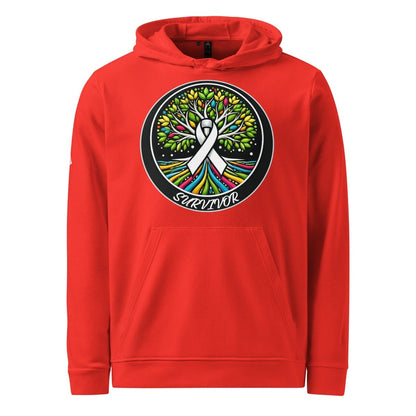 Lung Cancer Tree of Life Adidas Hoodie - JohnVsGBMRedS