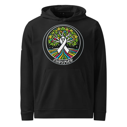 Lung Cancer Tree of Life Adidas Hoodie - JohnVsGBMBlackS