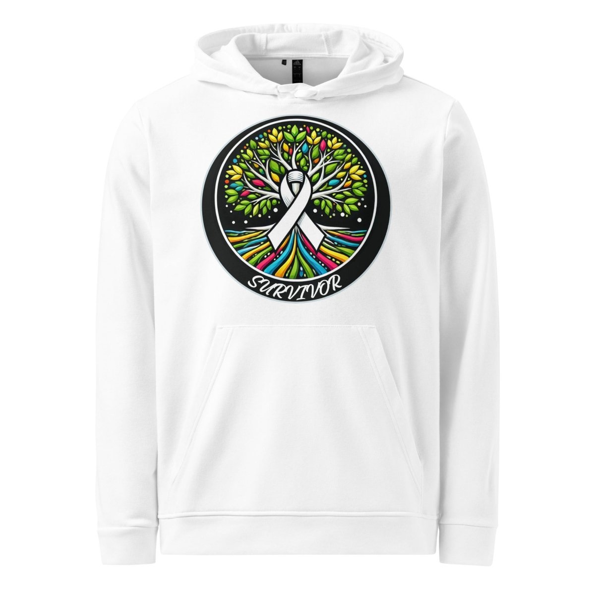 Lung Cancer Tree of Life Adidas Hoodie - JohnVsGBMWhiteS