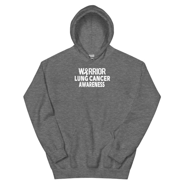 Lung Cancer Warrior Hoodie - JohnVsGBMGraphite HeatherS