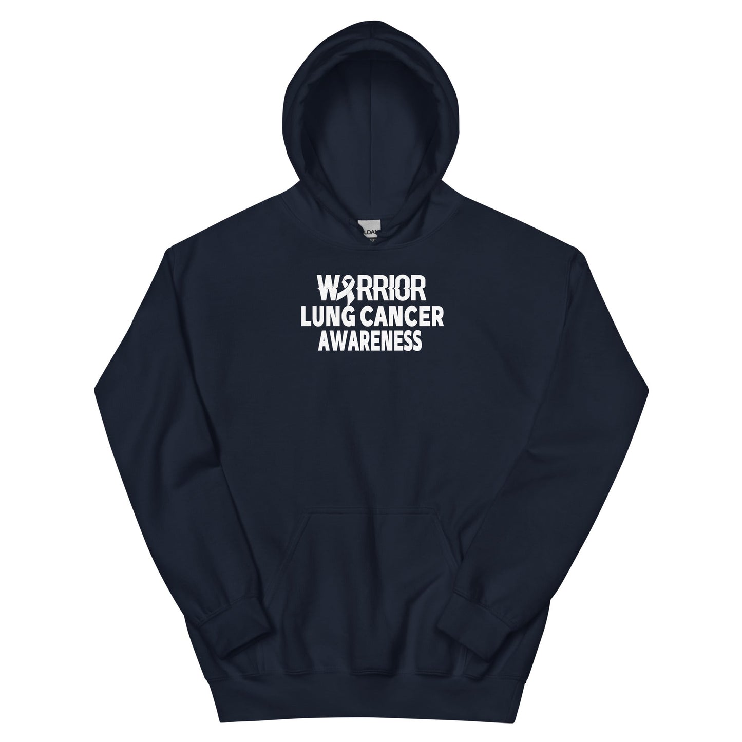 Lung Cancer Warrior Hoodie - JohnVsGBMNavyS