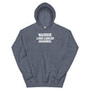 Lung Cancer Warrior Hoodie - JohnVsGBMHeather Sport Dark NavyS