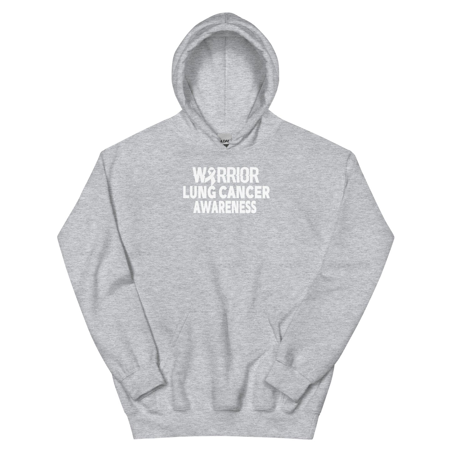 Lung Cancer Warrior Hoodie - JohnVsGBMSport GreyS