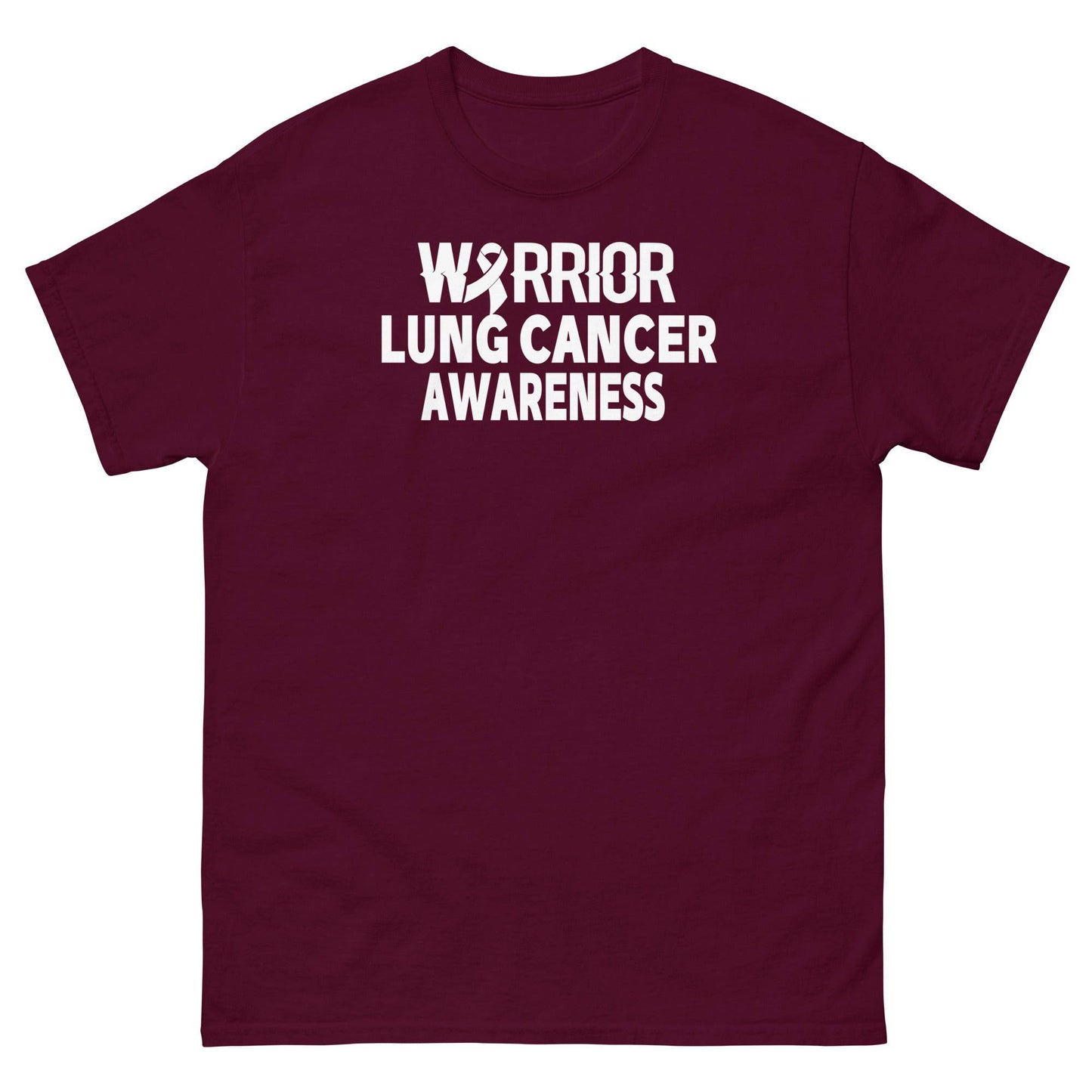 Lung Cancer Warrior Tee - JohnVsGBMMaroonS