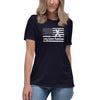 Lung Cancer Women's Flag Tee - JohnVsGBMNavyS