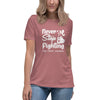 Lung Cancer Women's Never Stop Tee - JohnVsGBMHeather MauveS