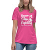 Lung Cancer Women's Never Stop Tee - JohnVsGBMBerryS