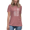 Lung Cancer Women's Nobody Flag Tee - JohnVsGBMHeather MauveS