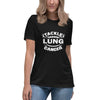 Lung Cancer Women's Tackle Tee - JohnVsGBMBlackS