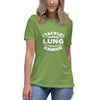 Lung Cancer Women's Tackle Tee - JohnVsGBMLeafS