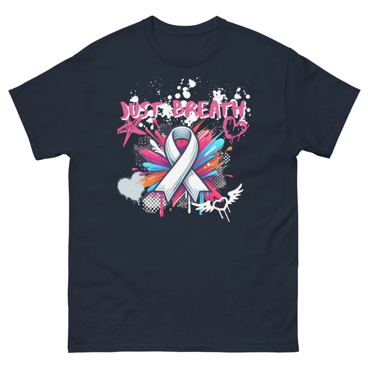 Lung Graffiti Ribbon Tee - JohnVsGBMNavyS