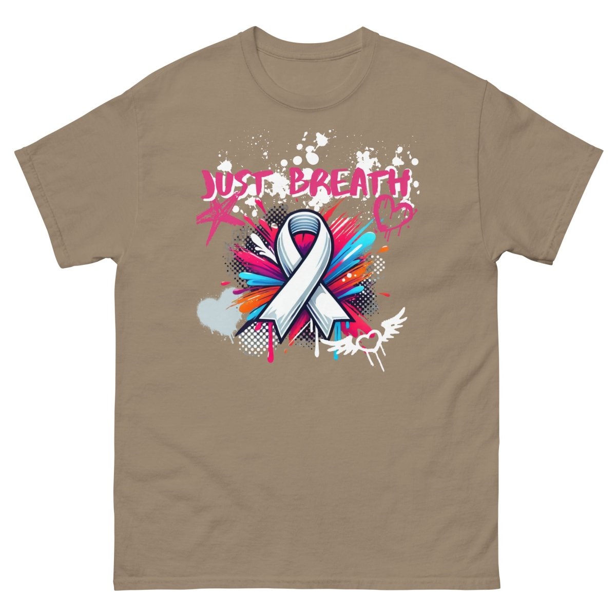 Lung Graffiti Ribbon Tee - JohnVsGBMBrown SavanaS