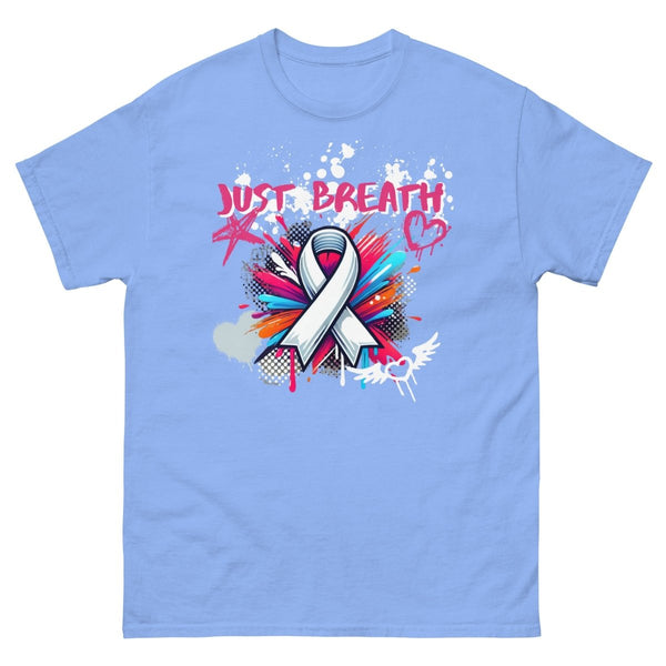 Lung Graffiti Ribbon Tee - JohnVsGBMCarolina BlueS